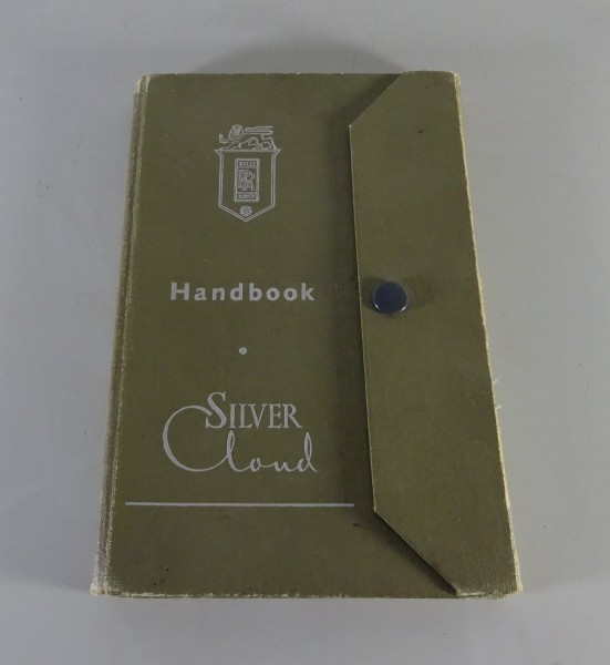 Owner's Manual / Handbook Rolls Royce Silver Cloud I from 01/1956