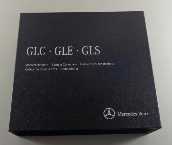 Polstermappe Musterkollektion Mercedes Benz GLC C253 / X253, GLE W166 etc 2016