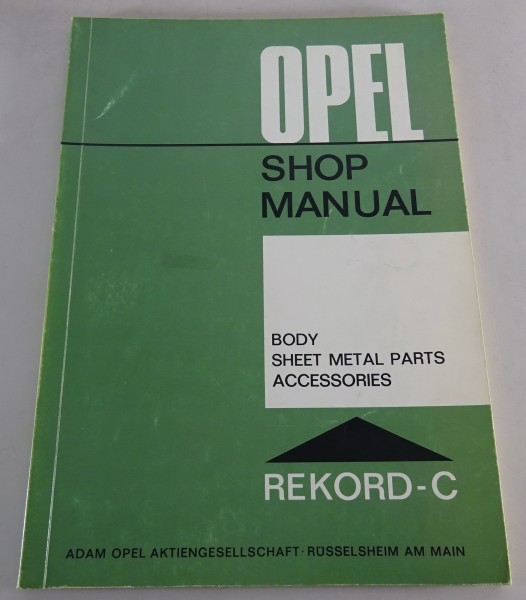 Workshop Manual / Shop Manual Opel Rekord C Body Stand 12/1968