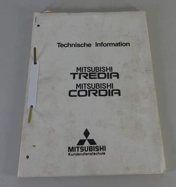 Werkstatthandbuch Technische Informationen Mitsubishi Tredia / Cordia