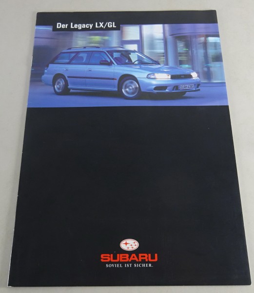 Prospekt / Broschüre Subaru Legacy LX / GL Stand 09/1997