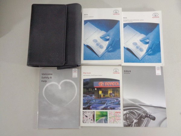 Owner's Manual / Handbook + Wallet Toyota RAV4 from 2014