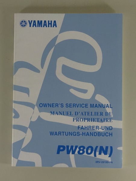 Betriebsanleitung und Wartungshandbuch Yamaha PW 80 (N) Stand 05/2000