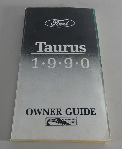 Owner´s Manual / Handbook Ford Taurus Stand 1990