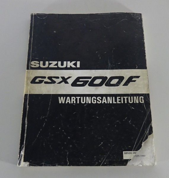 Werkstatthandbuch / Wartungsanleitung Suzuki GSX 600 F Sporttourer Stand 02/1988