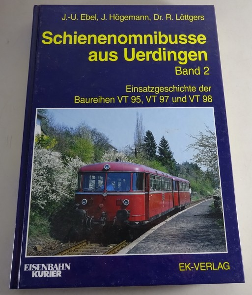 Bildband Schienenomnibusse aus Uerdingen Eisenbahn Kurier Verlag Stand 2002
