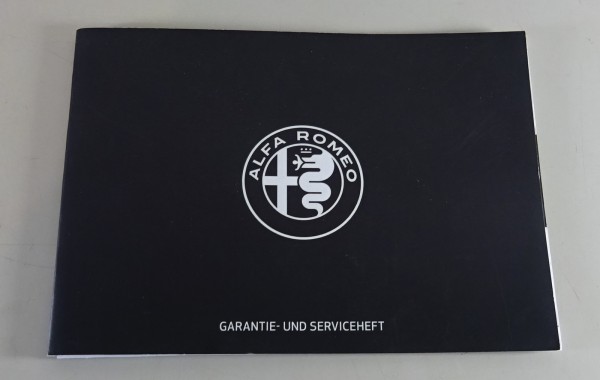 Scheckheft / Wartungsheft Blanko Alfa Romeo Giulia 952 / Stelvio 949 von 07/2021