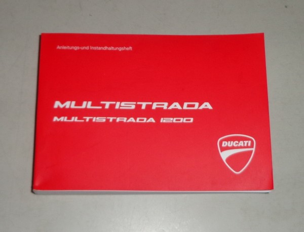 Betriebsanleitung / Handbuch Ducati Multistrada 1200 Stand 07/2015