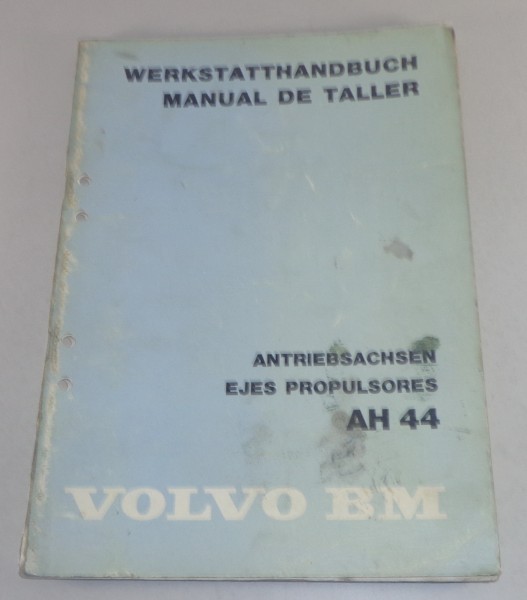 Werkstatthandbuch Volvo BM Antriebsachsen AH 44 Stand 04/1981