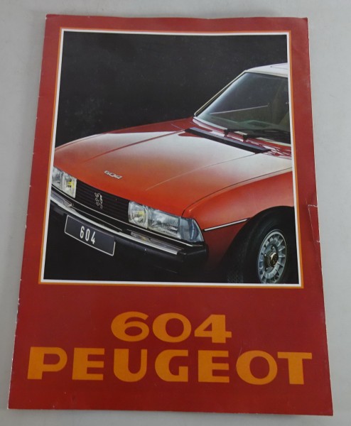 Prospekt Peugeot V6 Stand 1978