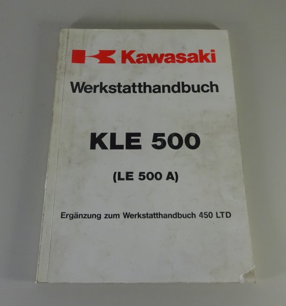 Werkstatthandbuch Nachtrag Kawasaki KLE 500 (LE 500 A) Stand 08/1991
