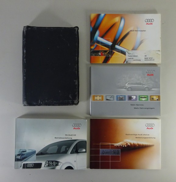 Bordmappe + Betriebsanleitung / Handbuch Audi A2 Stand 05/2002