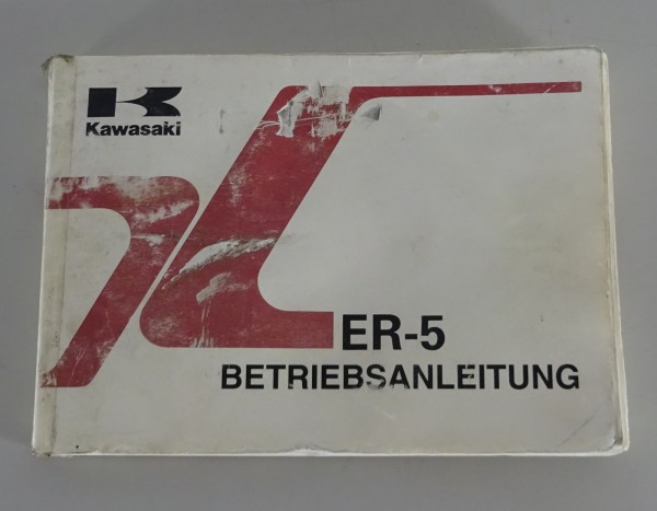 Betriebsanleitung / Handbuch Kawasaki ER-5 Twister ER500-A1/B1 Stand 1996