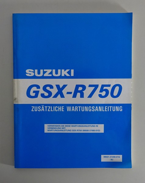 Werkstatthandbuch Nachtrag Suzuki GSX-R 750 (1998er Modell) SRAD Stand 09/1997