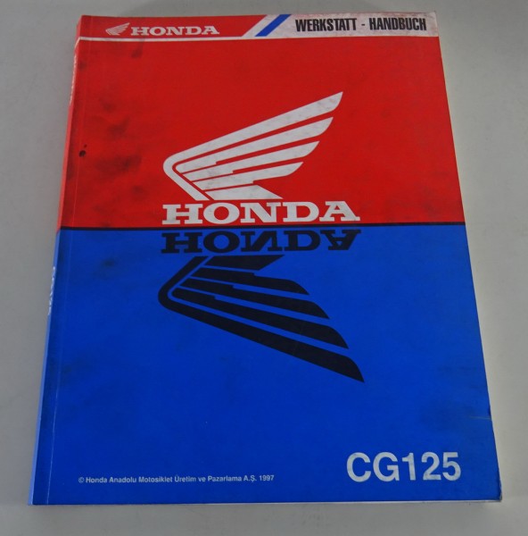 Werkstatthandbuch Honda Motorrad CG 125 mit 124 ccm Stand 06/1997