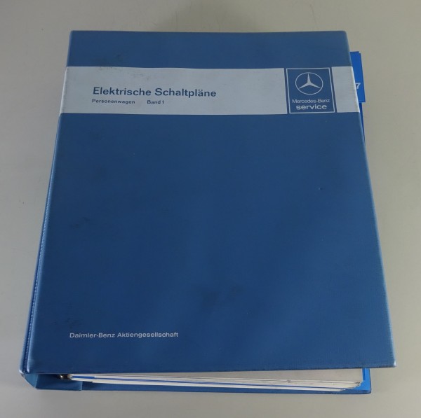 Elektrische Schaltpläne Mercedes R107 W114 W115 W116 W123 W126 bis Baujahr 1985