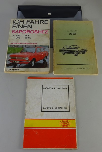 Bordmappe mit Betriebsanleitung + Reparaturanleitung Saporoshez SAS 968