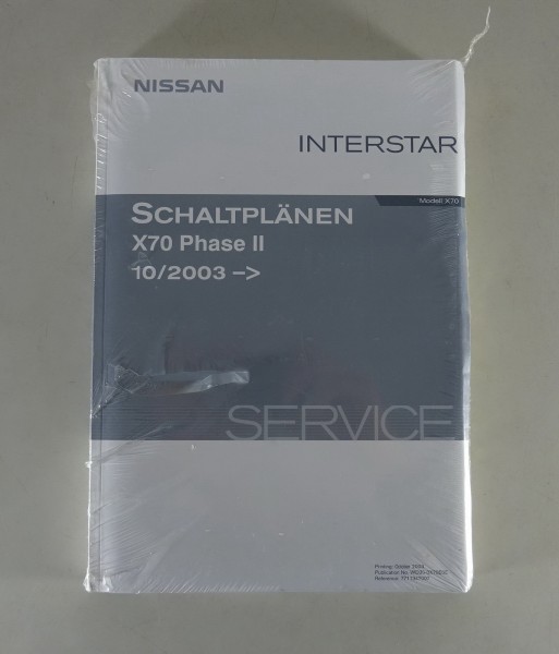 Werkstatthandbuch Elektrik / Schaltpläne Nissan Interstar X70 Phase II 10/2003