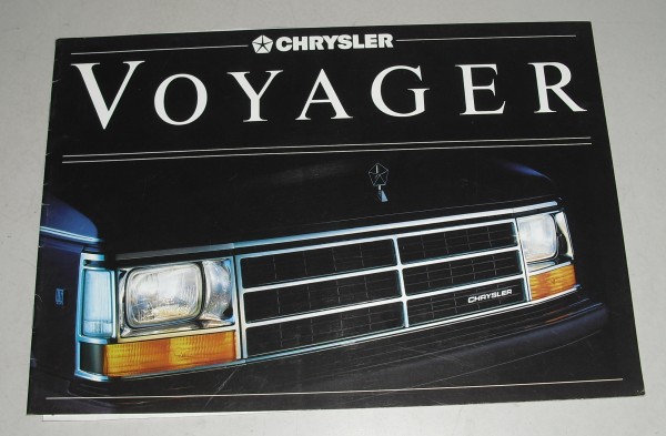 Prospekt / Brochure Chrysler Voyager Typ AS von 1989 auf Deutsch