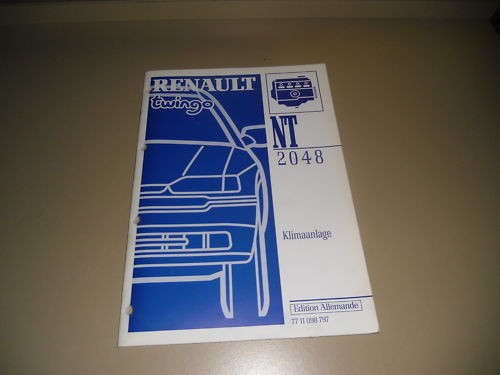 Werkstatthandbuch Klimaanlage Renault Twingo Stand 1993