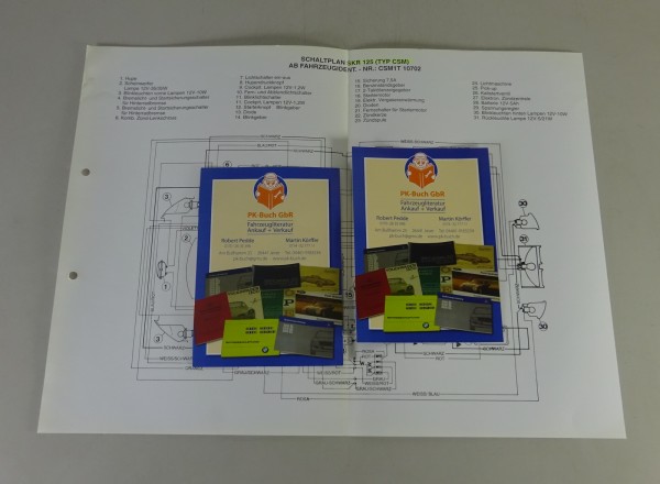 Schaltplan Piaggio SKR 125 (Typ CSM)