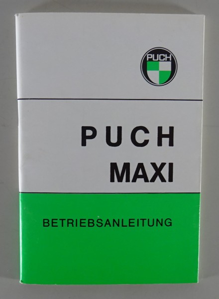 Betriebsanleitung / Handbuch Mofa Puch Maxi Stand 02/1971