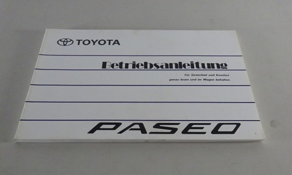 Betriebsanleitung / Handbuch Toyota Typ Elsy Stand 1995