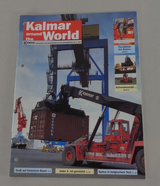 Prospekt Kalmar LMV Gabelstapler Neuigkeiten + Infos aus der Staplerbranche 1997