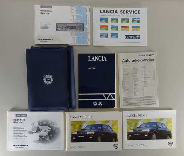Bordmappe + Betriebsanleitung / Handbuch Lancia Dedra Stand 10/1994