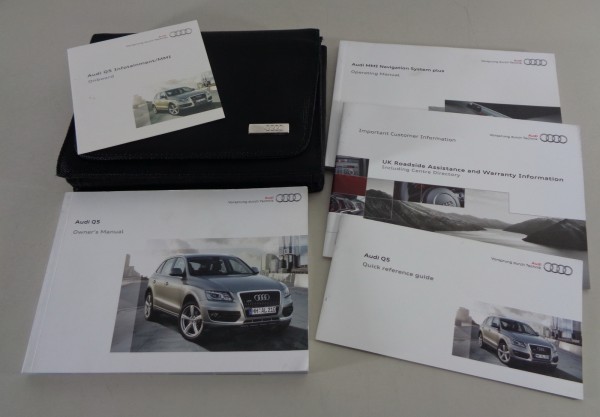 Owner's Manual + Wallet Audi Q5 Quattro Petrol / Diesel Typ 8R from 11/2009