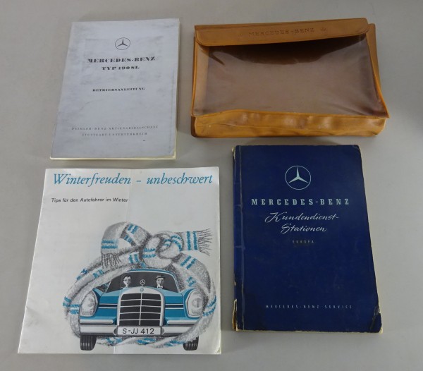 Bordmappe + Betriebsanleitung Mercedes Benz 190 SL R121 Stand 08/1956