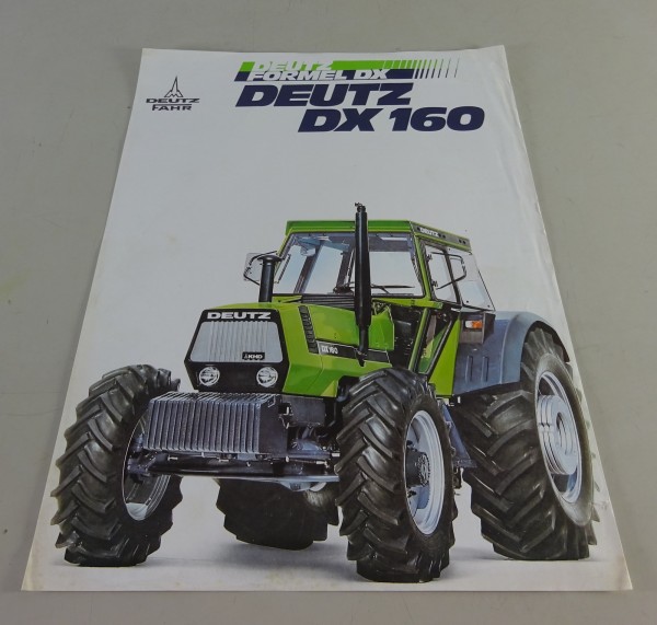 Prospektblatt / Datenblatt Deutz Fahr DX 160 Stand 01/1979