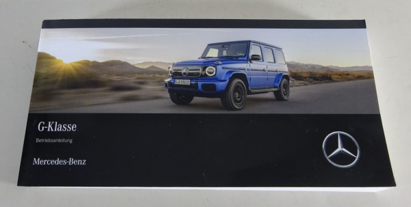 Betriebsanleitung Mercedes-Benz G-Klasse G 580 mit EQ Technologie Typ W465 |2024