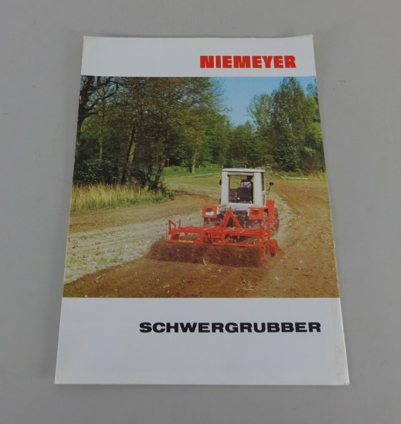 Prospekt / Broschüre Niemeyer Schwergrubber SG 1800-III-9 bis SG 340-IV-17