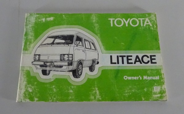 Owner´s Manual / Handbook Toyota Liteace from 1980