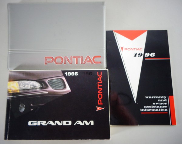 Bordmappe + Betriebsanleitung Pontiac Grand AM Stand 1996