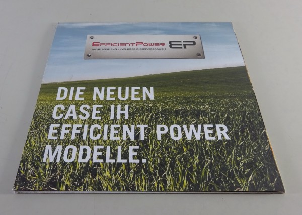 Prospektposter Case IH Efficient Power Modelle