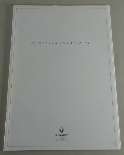 Prospekt / Broschüre Renault Modellprogramm 1997