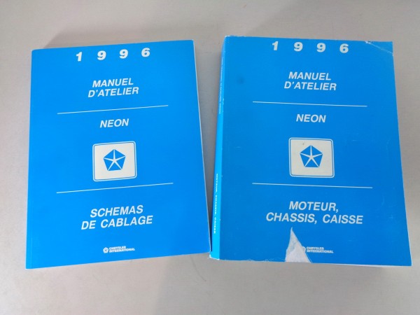 Manuel d'atelier + Schemas de cablage Chrysler Neon Année modéle 1996