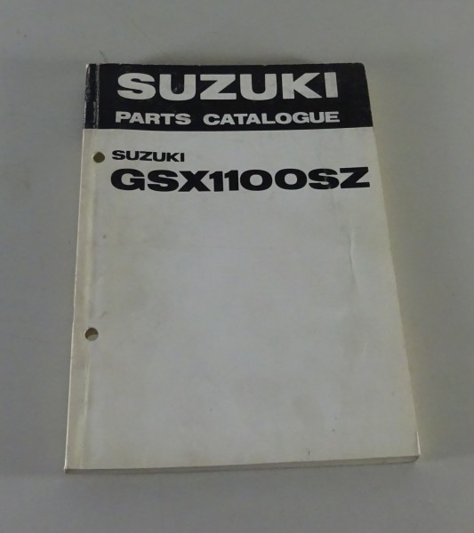 Teilekatalog / Parts Catalogue Suzuki GSX 1100 SZ Stand 06/1981