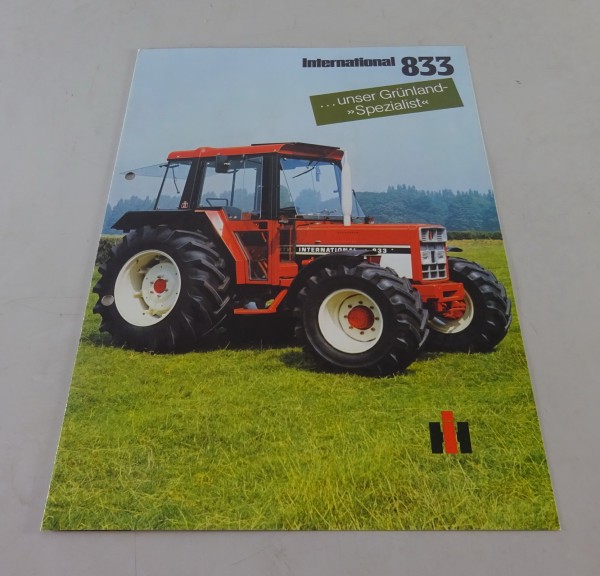 Prospekt / Broschüre Case IH 833 Allrad