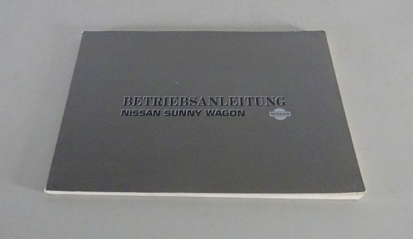 Betriebsanleitung Nissan Sunny Wagon Typ Y10 Stand 01/1992