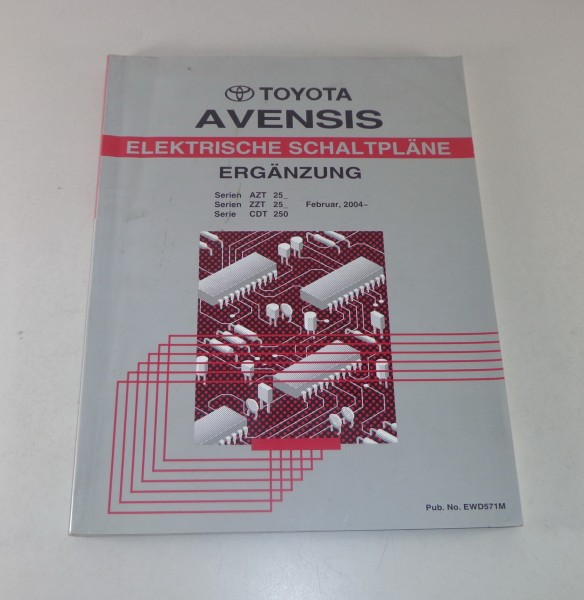Werkstatthandbuch Toyota Avensis Elektr. Schaltpläne Nachtrag Stand 02/2004