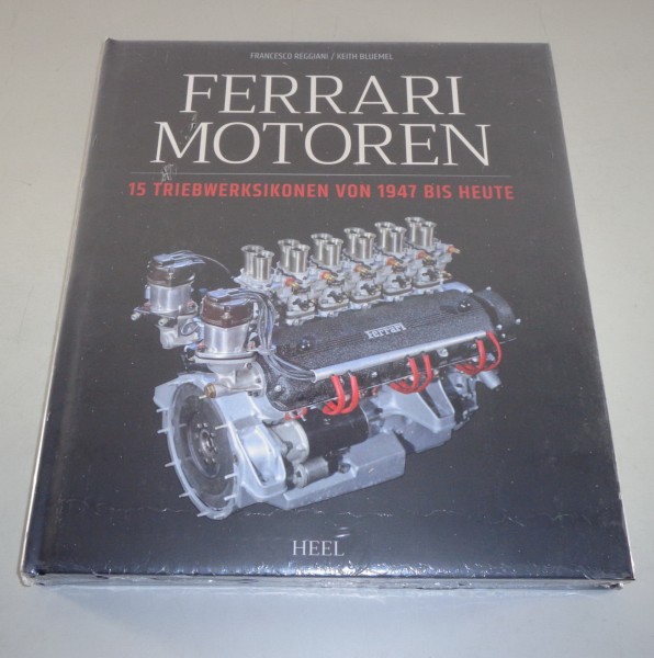 Bildband Ferrari Motoren - 15 Triebwerksikonen von 1947 bis heute, Heel Verlag