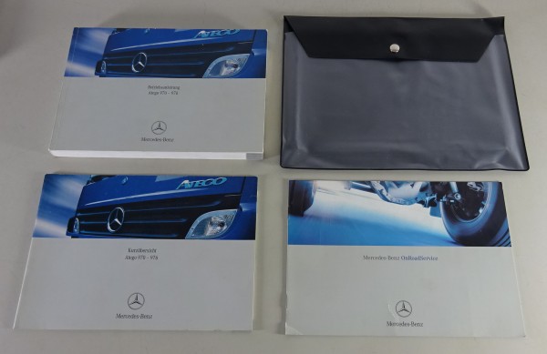 Bordmappe + Betriebsanleitung Mercedes-Benz Atego Typ 970 - 976 Stand 07/2005