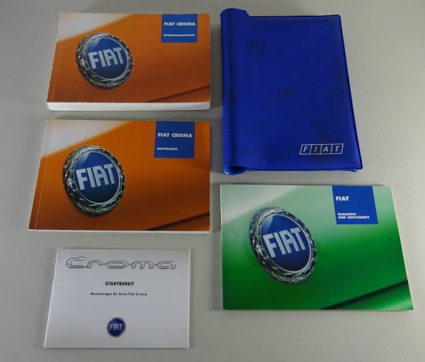 Bordmappe mit Betriebsanleitung / Handbuch Fiat Croma Typ 194 Stand 2005