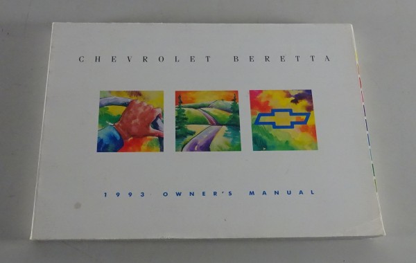 Owner´s Manual / Handbook Chevrolet Beretta Stand 1993