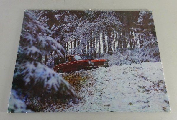 Showroom-Bild / Schauraumbild Fiat 850 Coupé - original