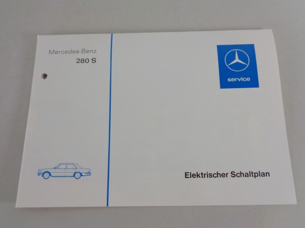 Elektrischer Schaltplan Mercedes S-Klasse W116 280 S ...