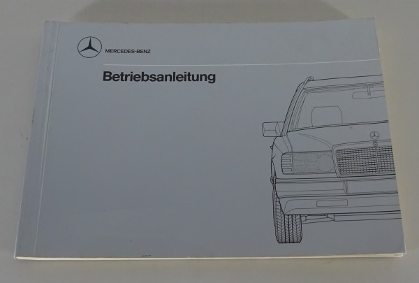 Betriebsanleitung Mercedes W124 / S124 T-Modell 200 T / Te / TD Stand 04/1989